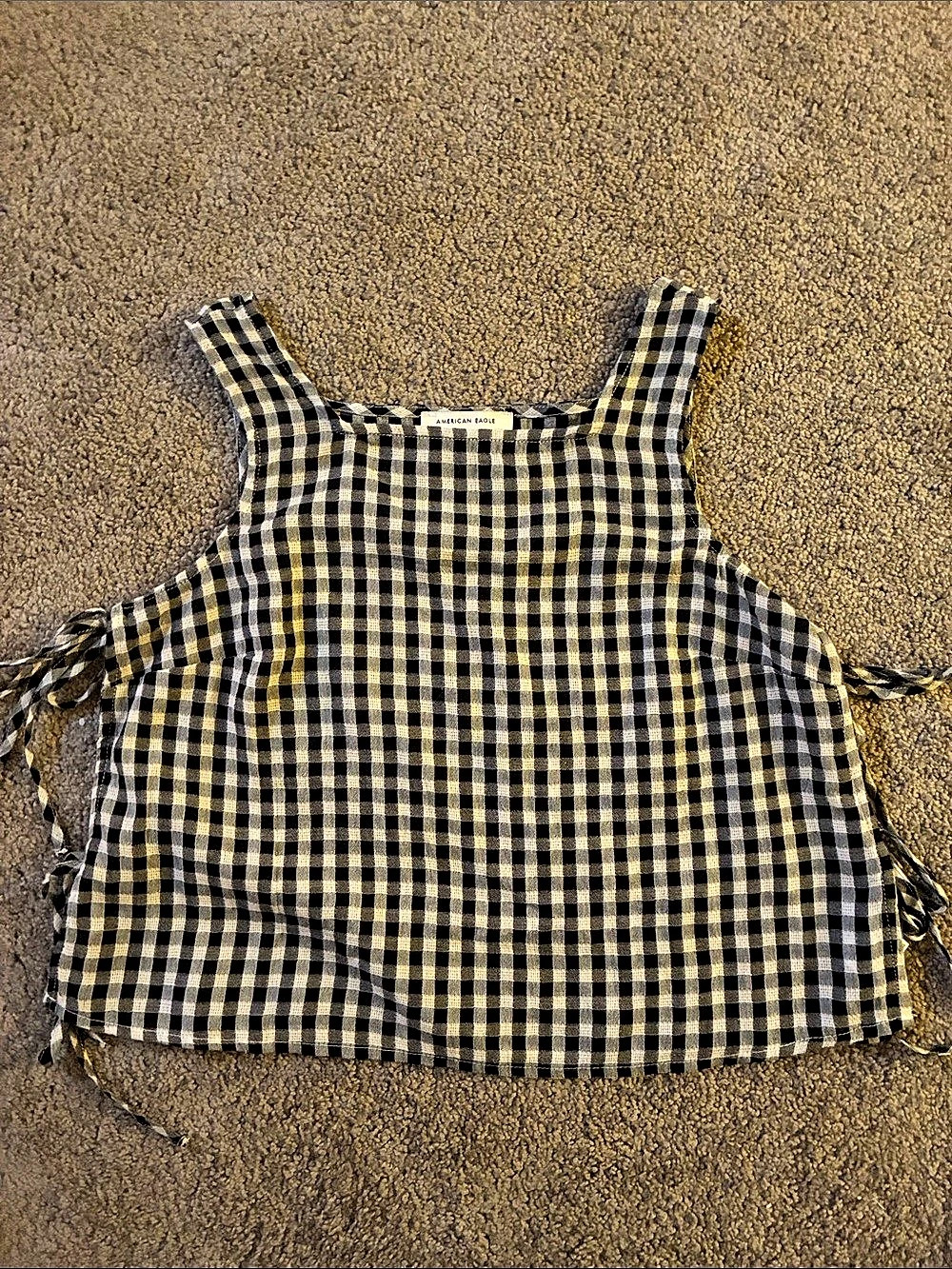 American Eagle Girls XS Checkered Dress
